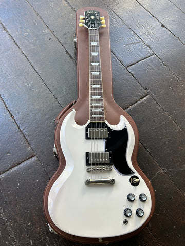 2022 Epiphone Inspired by Gibson 1961 Les Paul SG Standard Classic White