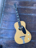 50's United Guitar Company of NJ Parlor Rubber Bridge/Electric Conversion