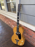 50's United Guitar Company of NJ Parlor Rubber Bridge/Electric Conversion