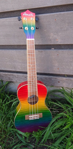 Amahi Flamed Maple with Rainbow Shading PGUK555C