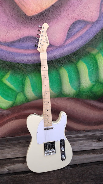 Aria Pro II TEG-002 Vintage White – Moze Guitars