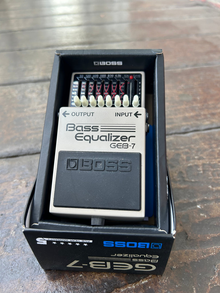 Boss GEB-7 Bass Equalizer – Moze Guitars