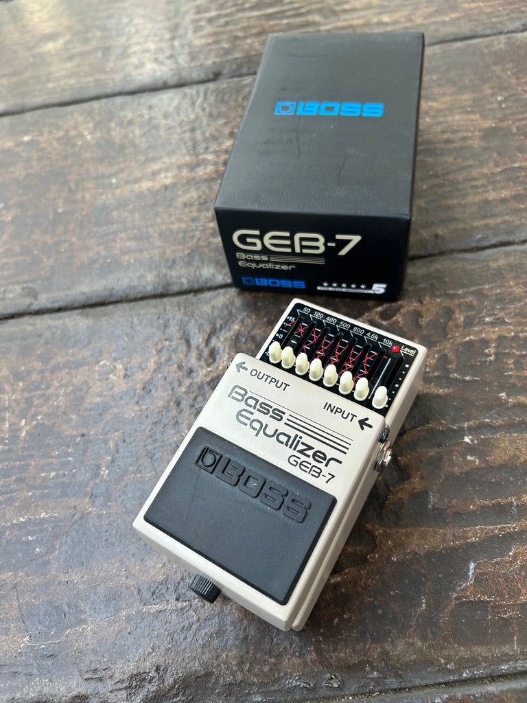 Boss GEB-7 Bass Equalizer – Moze Guitars