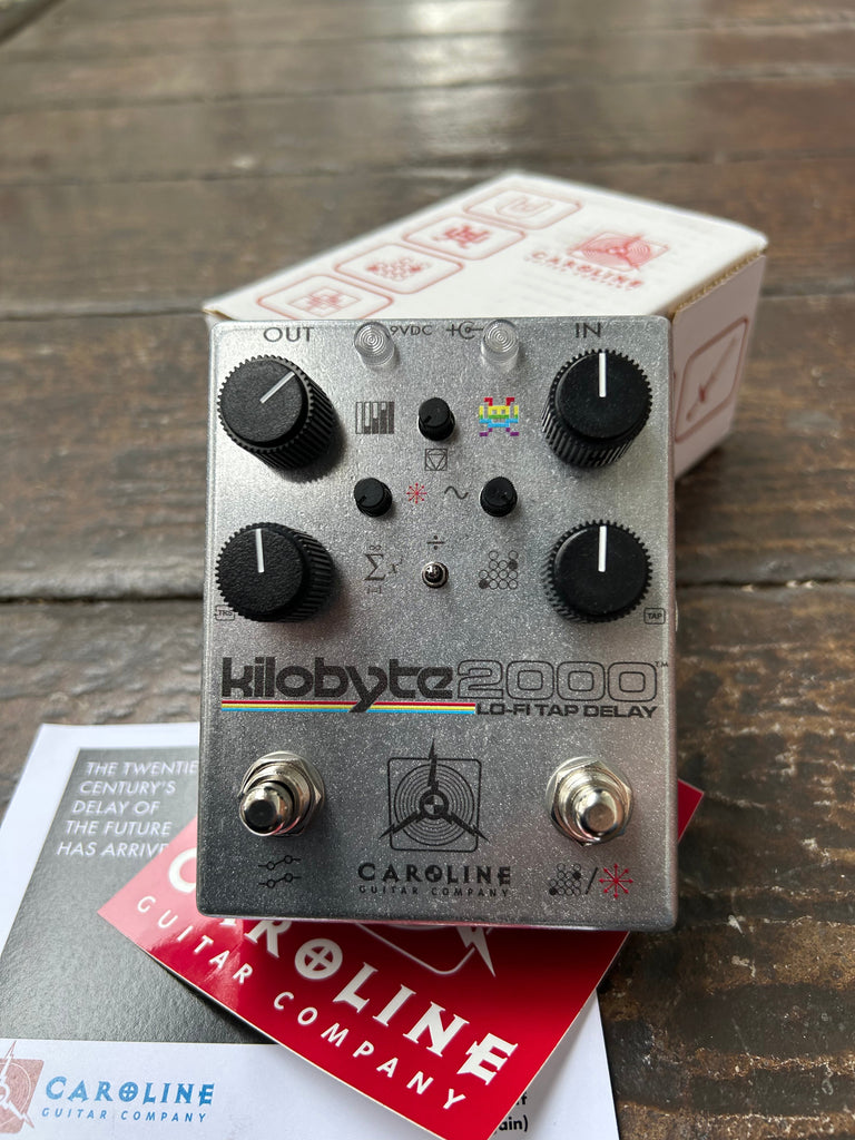 kilobyte pedal Caroline Kilobyte 2000 Lo-Fi Tap Delay – Moze Guitars