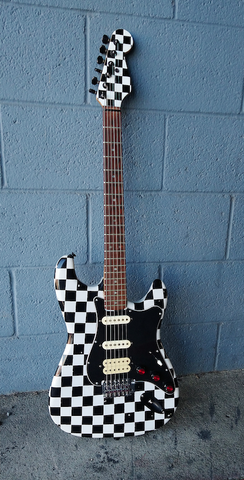 Checkered Stratocaster