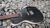 Danelectro 56 Single Cut Baritone Black Metal Flake