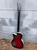 Danelectro 56 Single Cut Baritone Red Burst