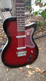 Danelectro 56 Single Cut Baritone Red Burst