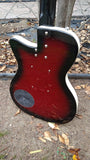 Danelectro 56 Single Cut Baritone Red Burst
