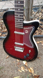 Danelectro 56 Single Cut Baritone Red Burst