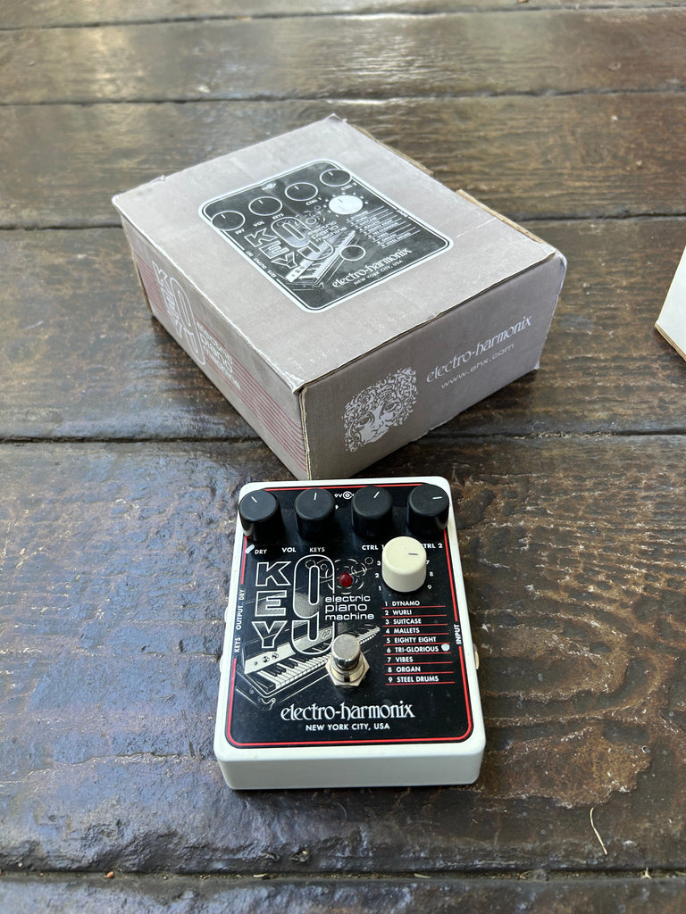 ehx piano pedal Electro-Harmonix KEY9 Electric Piano Machine Pedal (Used) – Moze Guitars
