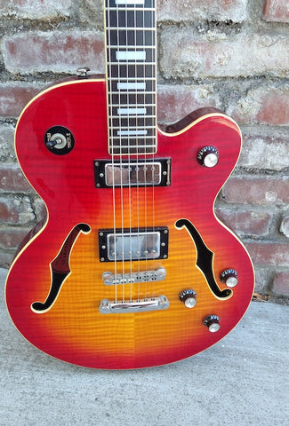 Epiphone Alleykat アレイキャット セミアコ Epiphone Alleykat Transparent Black – Chicago Music Exchange