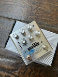 Eventide Ultra Tap silver guitar pedal, with six control knobs 
