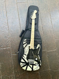 Fender EVH Striped Series - White w/ Black Stripes
