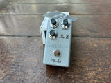 Fender Hammertone Space Delay grey effects pedal, three control knobs