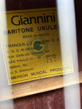 Giannini Baritone Mahogany Ukulele