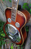 Gold Tone Resonator Paul Bear Signature