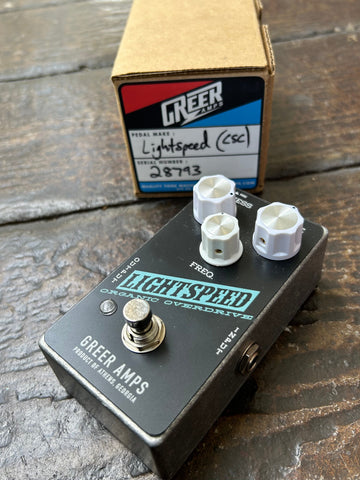 Greer Amps Lightspeed Organic Overdrive (used)