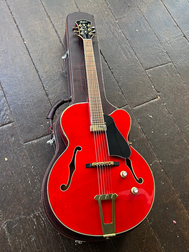 Hofner HI-J5F-R Jazz Guitar – Moze Guitars