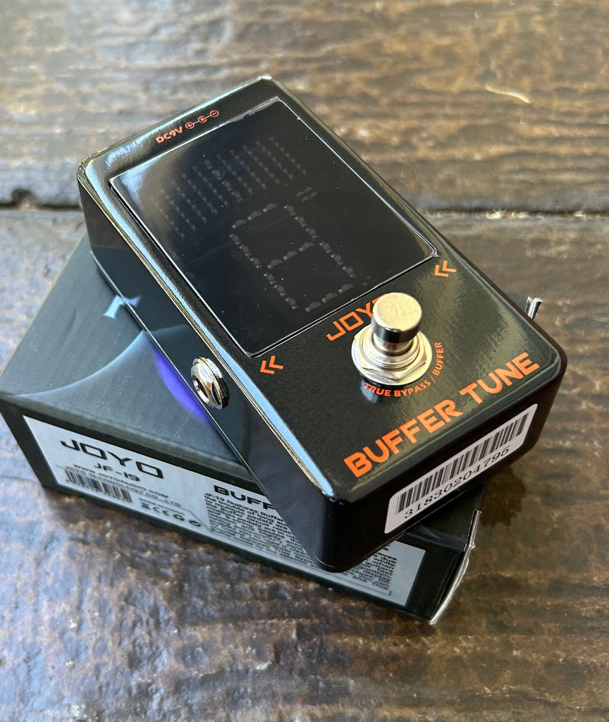 guitar tuner pedal with buffer Joyo Buffer Tuner Pedal – Moze Guitars