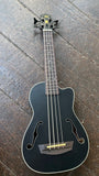 KALA Black Journeyman Mahogany U-Bass