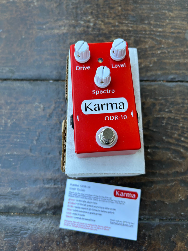 karma pedals Karma ODR-10 Overdrive – Moze Guitars