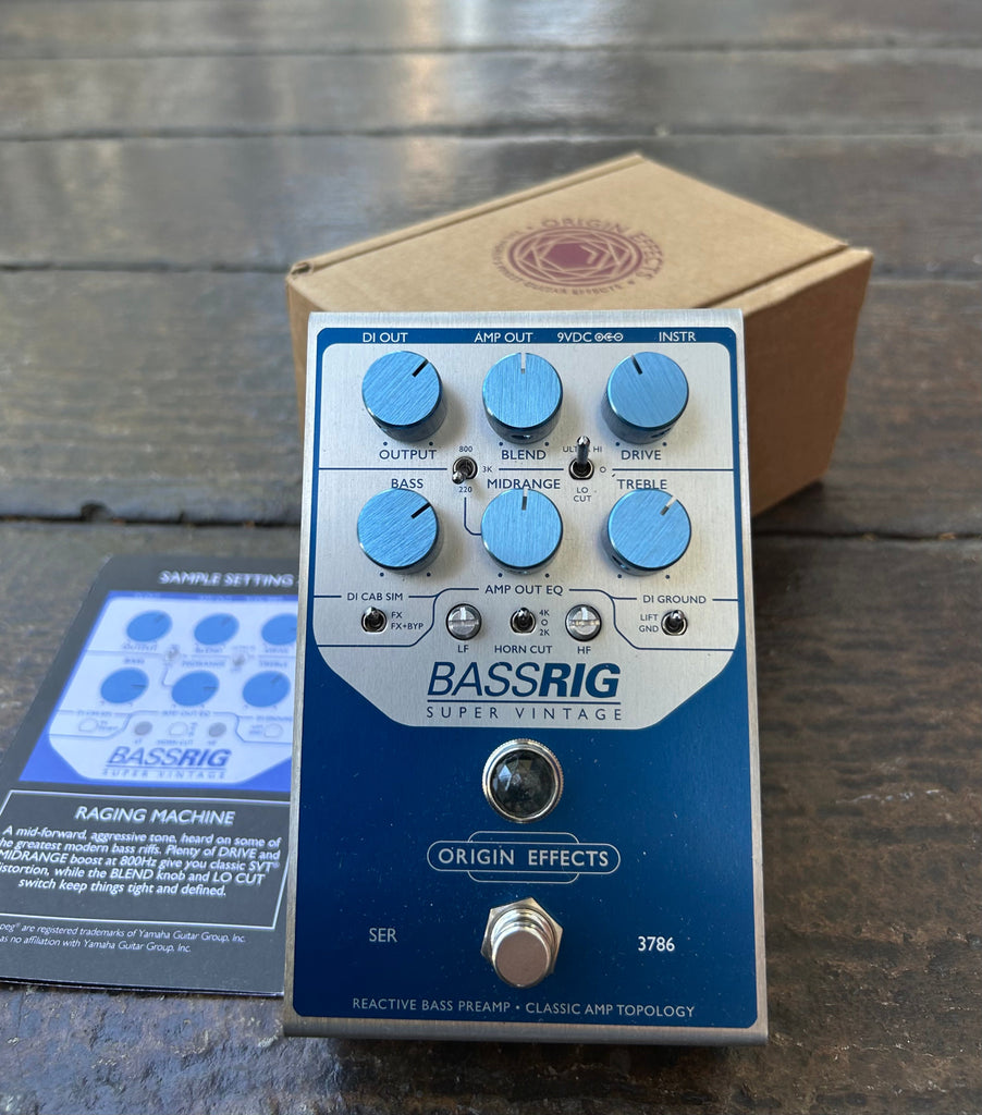 Origin Effects BASSRIG Super Vintage – Moze Guitars