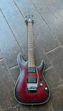 Schecter C-1 FR Platinum 2 Crimson Red Burst Satin