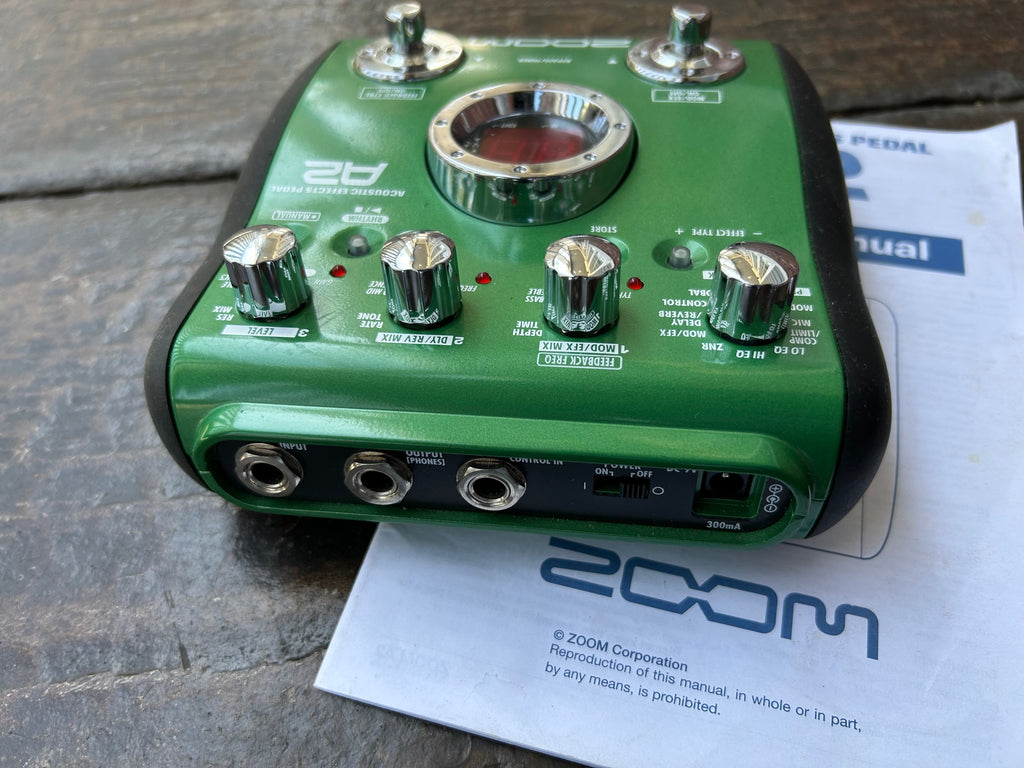 zoom acoustic effects pedal Zoom A2 Acoustic Effects Pedal