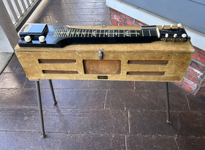 1950s Harmony Consolectric Lap/Table Steel Guitar with amp in case