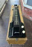 1950s Harmony Consolectric Lap/Table Steel Guitar with amp in case