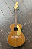1967 Fender Newporter Acoustic Guitar mahogany guitar with rosewood fretboard and maple headstock