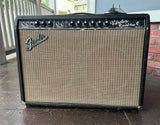 1969 Fender Vibrolux Reverb black tolex, black panel with grey grill cloth