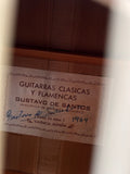 1969 Gustavo De Santos Flamenco Guitar