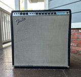 1973 Fender Super Reverb amplifier, black tolex, grey grill cloth