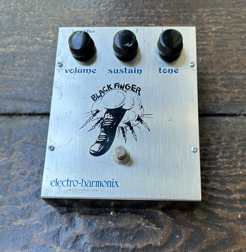1977 Electro-Harmonix Black Finger Compressor Silver – Moze Guitars