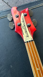 1978 Rickenbacker 4001FL Fretless Bass Fireglo with case