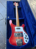1978 Rickenbacker 4001FL Fretless Bass Fireglo with case