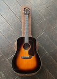 1980 Guild D-25 Sunburst acoustic guitar with rosewood bridge and fretboard, brown headstock 