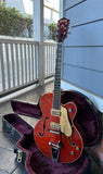2002 Gretsch G6120TM Tiger Maple Orange