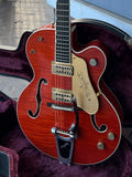 2002 Gretsch G6120TM Tiger Maple Orange