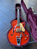 2002 Gretsch G6120TM Tiger Maple Orange