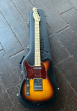 2005 Fender Standard Telecaster MIM Lefty - Sunburst with Hardshell Case