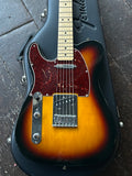 2005 Fender Standard Telecaster MIM Lefty - Sunburst with Hardshell Case