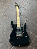2008 ESP M-II Japan Standard Series black electric guitar with maple neck and black headstock