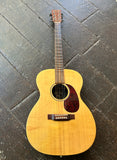 Martin small body acoustic with rosewood fretboard and brown headstock