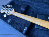 2010 Fender Custom Shop Custom Classic Jazz Bass V Special - Bing Cherry Transparent