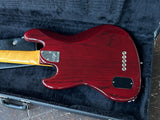 2010 Fender Custom Shop Custom Classic Jazz Bass V Special - Bing Cherry Transparent