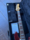 2010 Fender Custom Shop Custom Classic Jazz Bass V Special - Bing Cherry Transparent