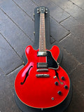 2010 Gibson Custom Shop Dot ES-335 Memphis Plain Top Cherry Red